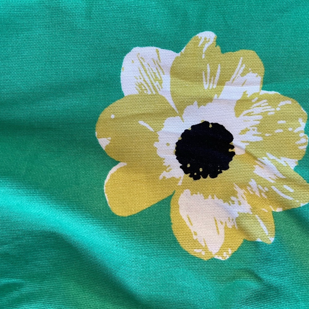 J. Crew Green and Yellow Floral Trousers - Picture 2 of 9